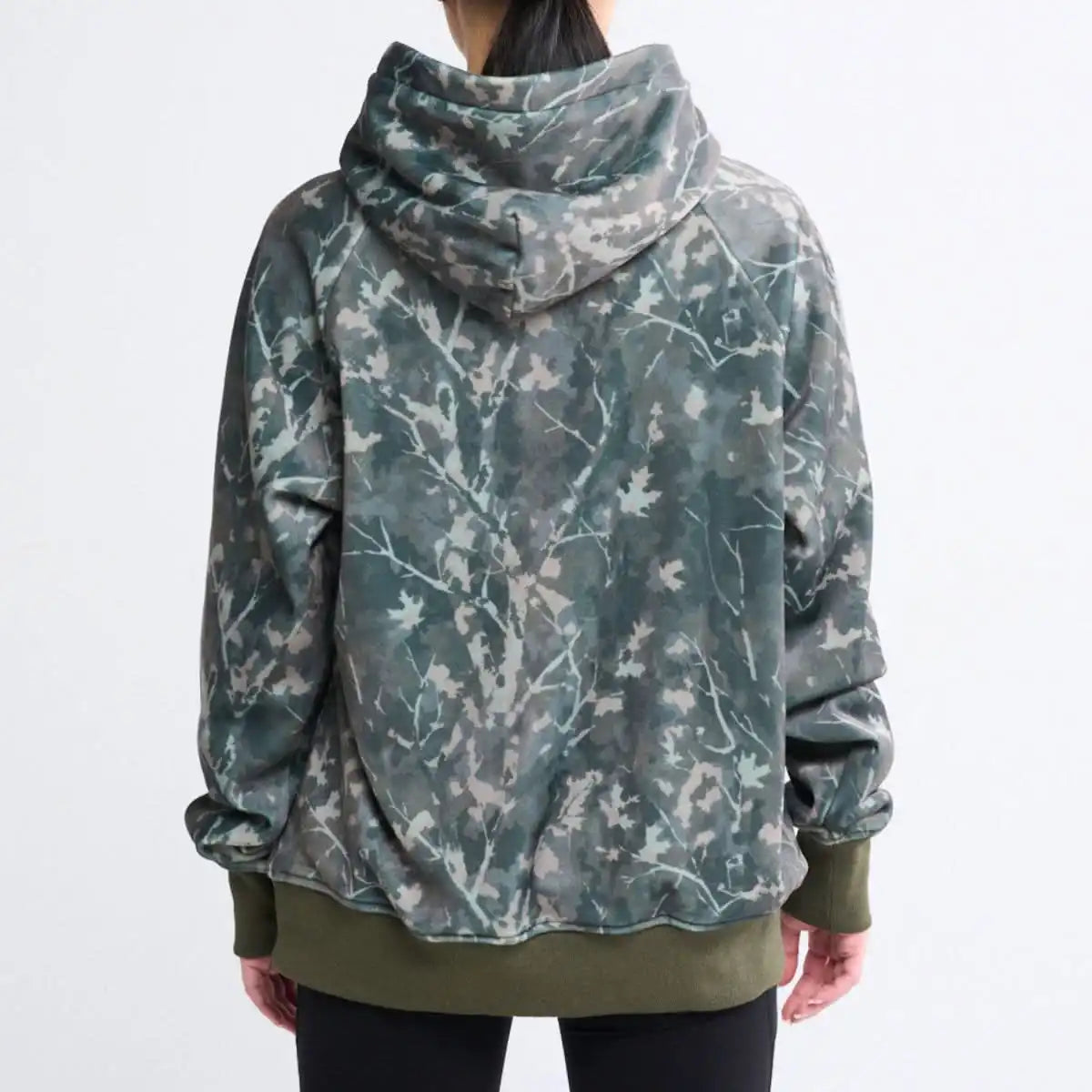 Concrete Wood Human Hoodie - Timber