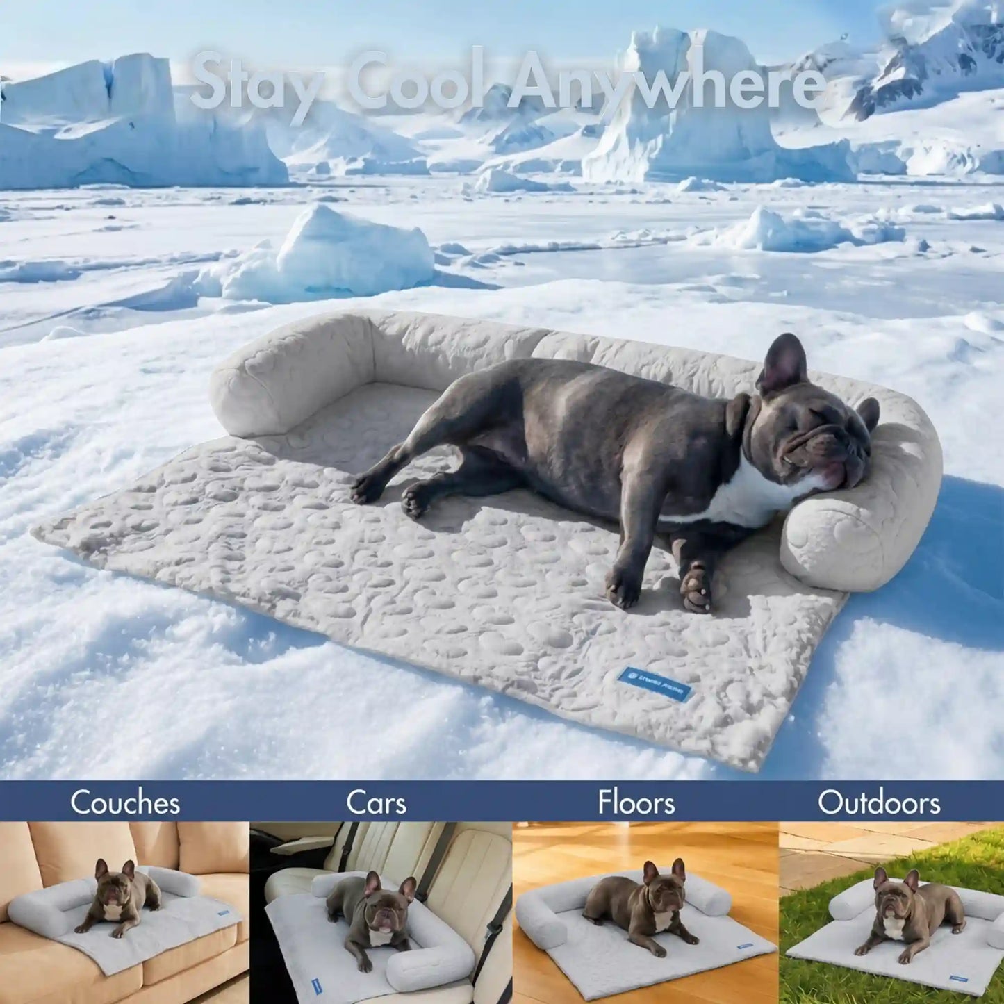 Frostcore™ Cooling Couch Cover Dog Bed