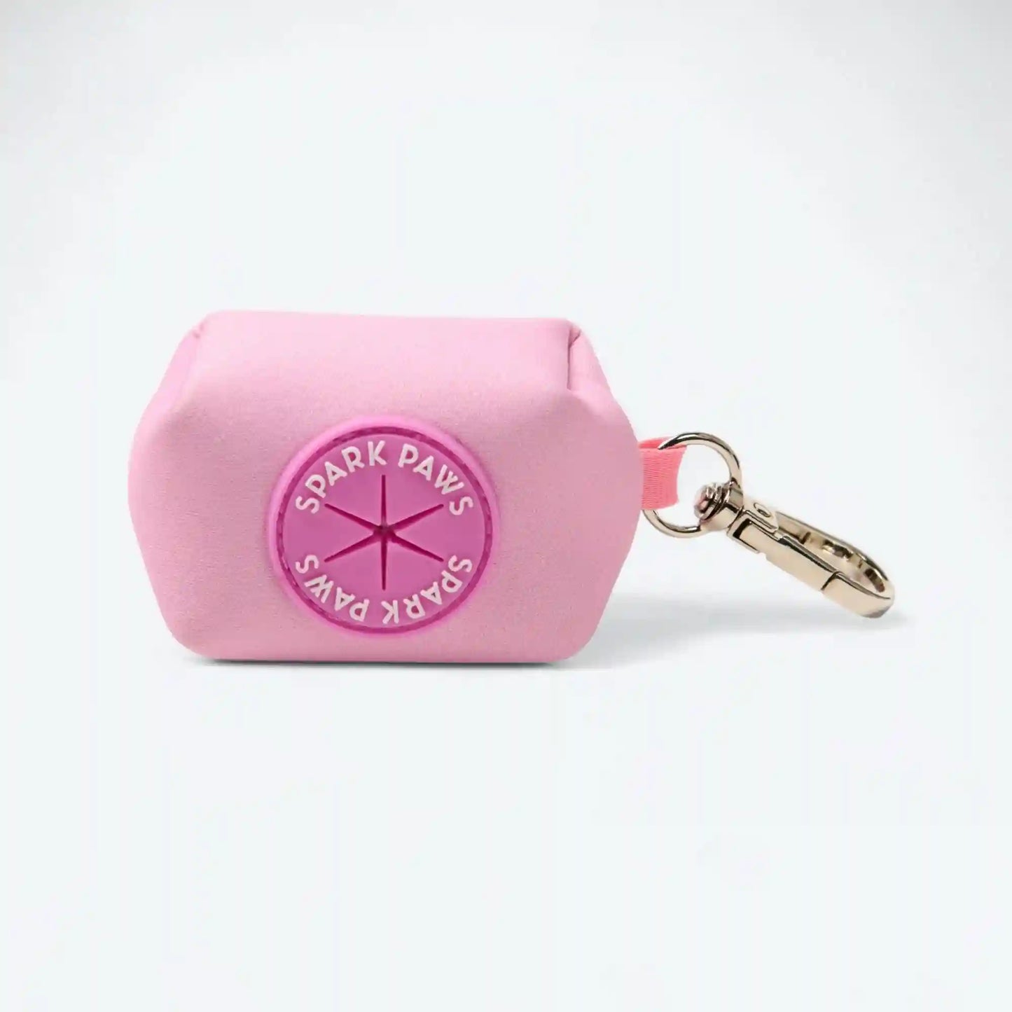 Leash and Poop Bag Holder Set - Pink