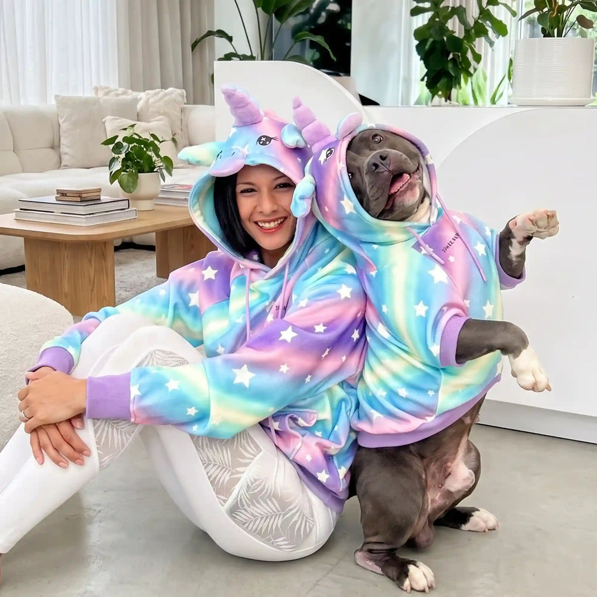 Halloween Human Hoodie - Unicorn