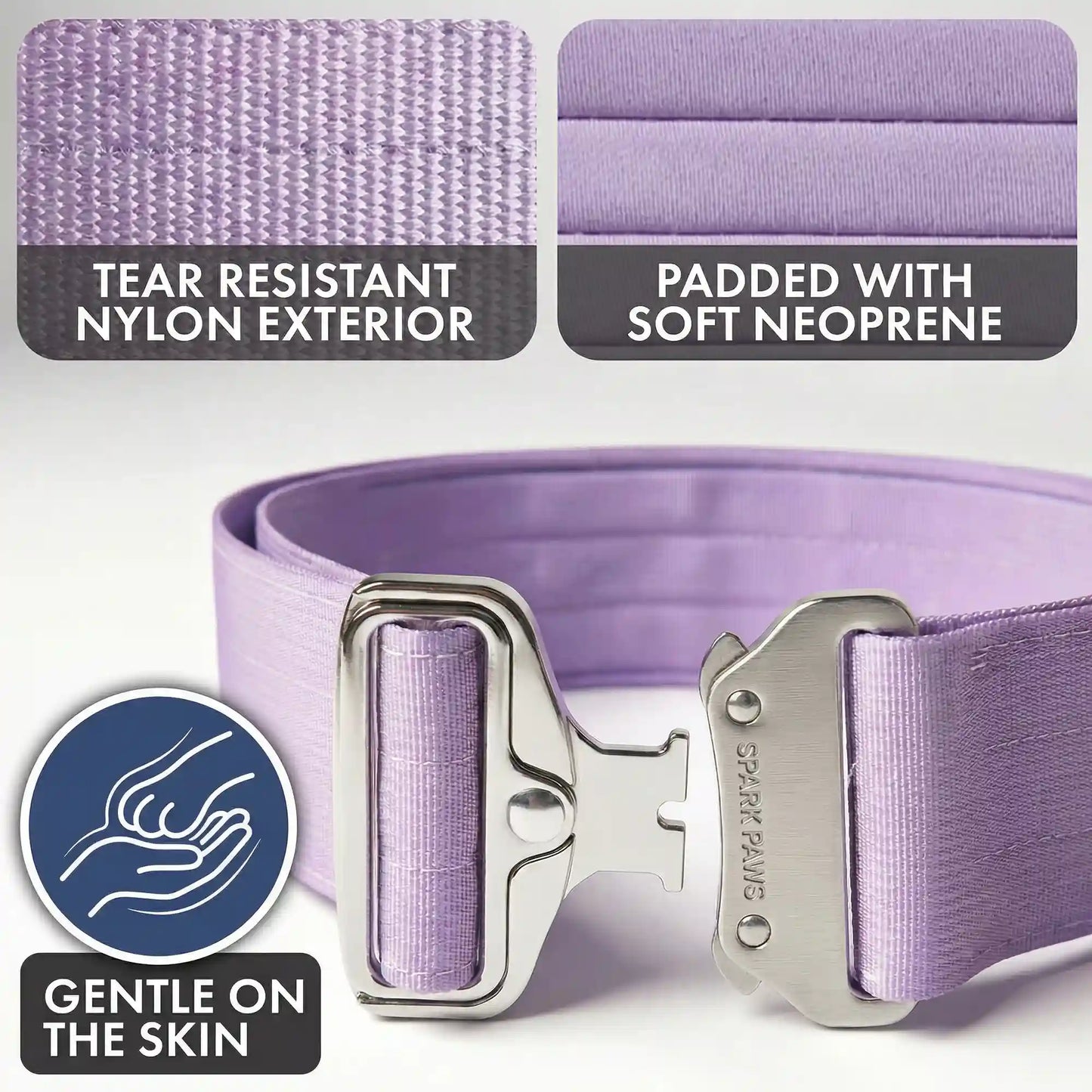 Comfort Control Collar and Multipurpose Leash Set - Lilac