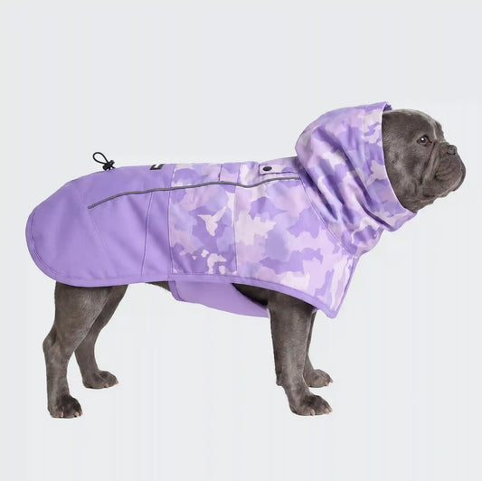 Breatheshield™ Dog Raincoat - Camo Purple