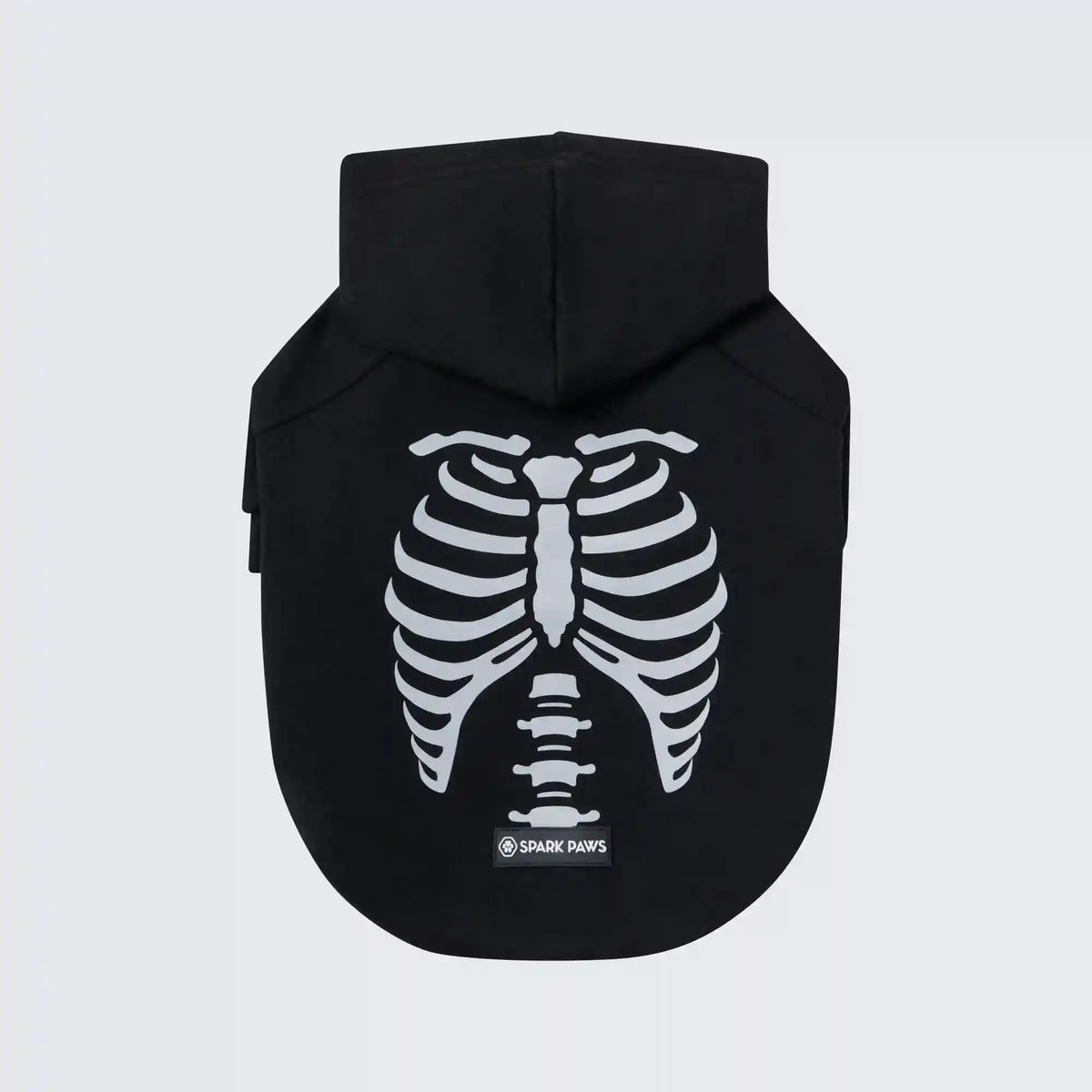 Halloween Dog Hoodie - Reflective Skeleton (2)