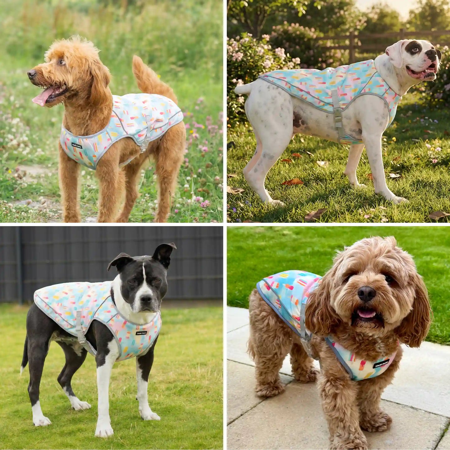 Dog Cooling Vest - Popsicles