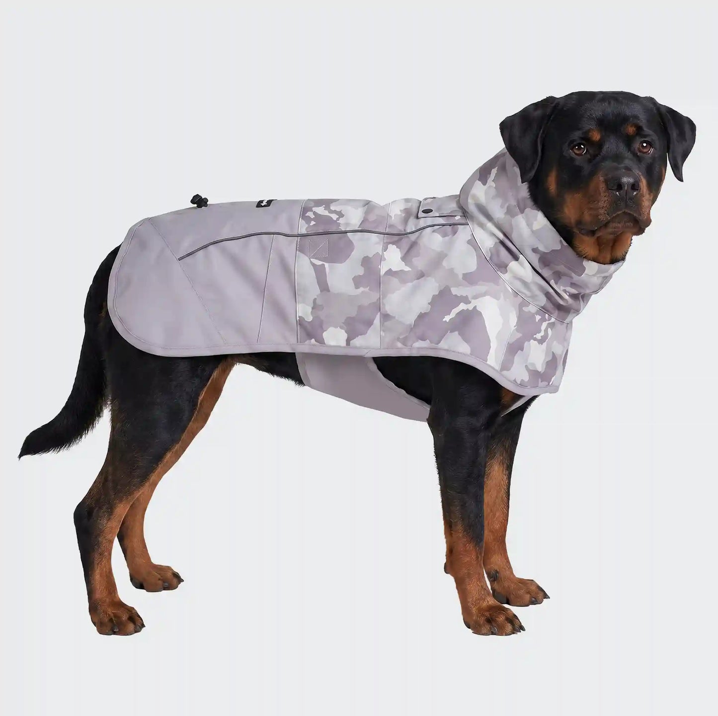 Breatheshield™ Dog Raincoat - Camo Grey
