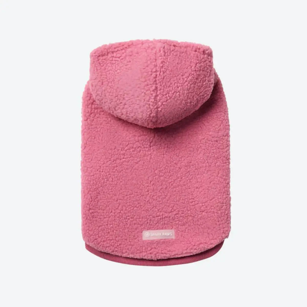 Teddy Sherpa Dog Jacket - Dark Pink