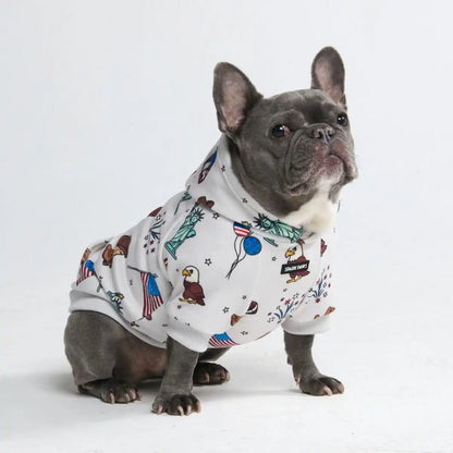 Around the World Dog Hoodies