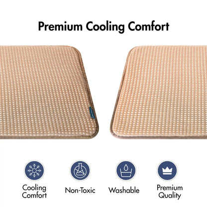 Frostcore™ Cooling Mat (2-pack) - Waffle Brown