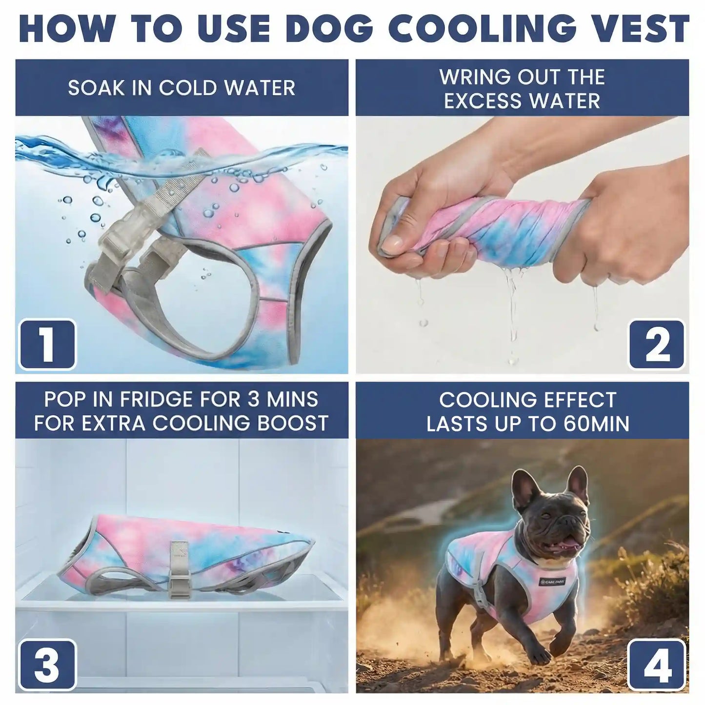Dog Cooling Vest - Snow Cone