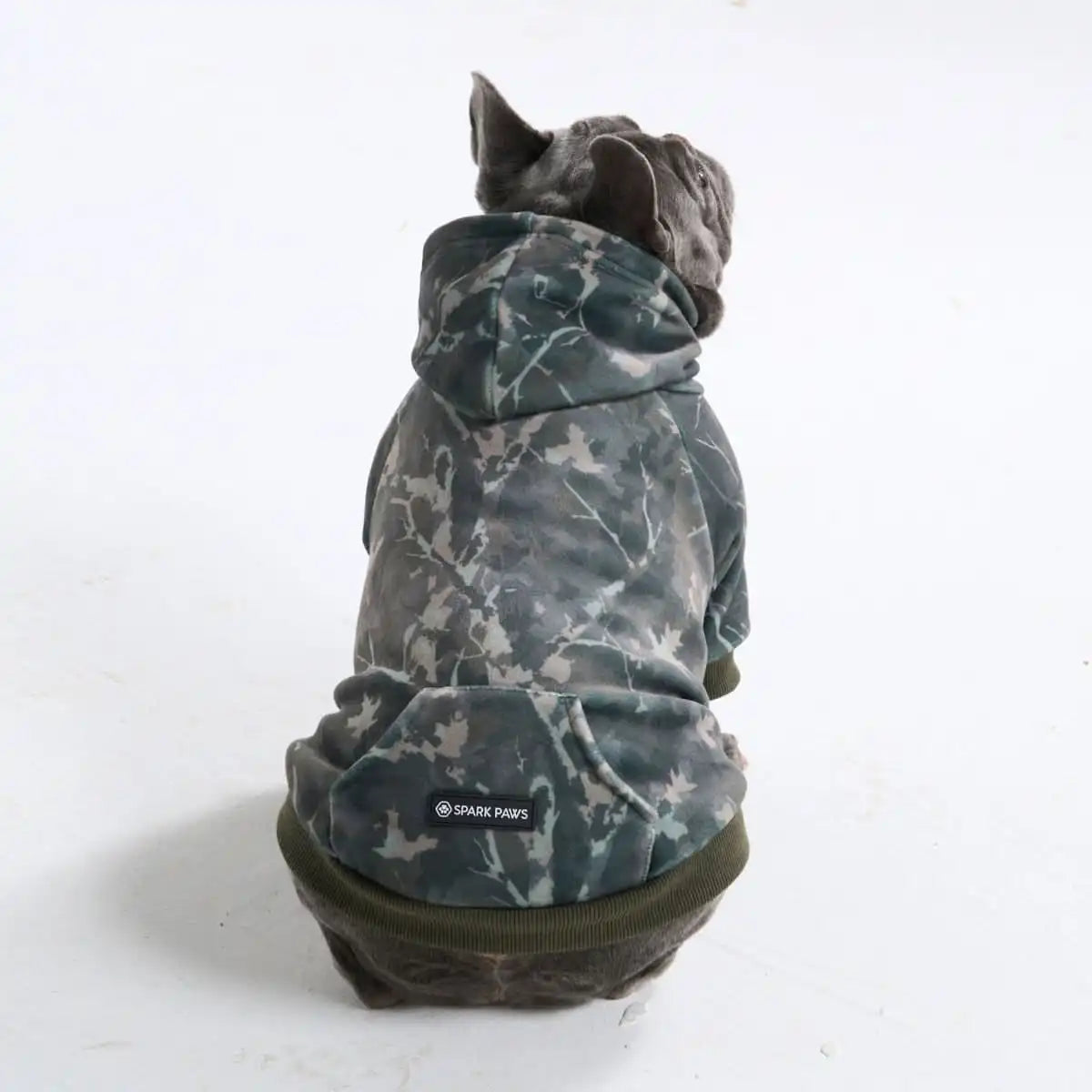 Concrete Wood Dog Hoodies