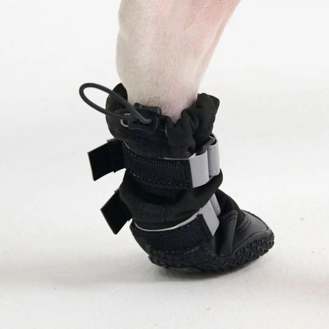Dog Rainboots, Waterproof Dog Shoes - Black