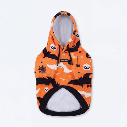 Halloween Dog Hoodie - Orange (2)