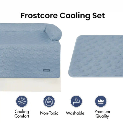 Frostcore™ Cooling Couch Cover Dog Bed and Cooling Mat Sets