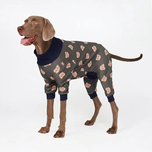 Dog Pajama - Bear Black