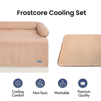 Frostcore™ Cooling Couch Cover Dog Bed and Cooling Mat Sets