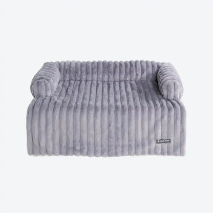 Luxury Couch Cover Dog Bed - Grey