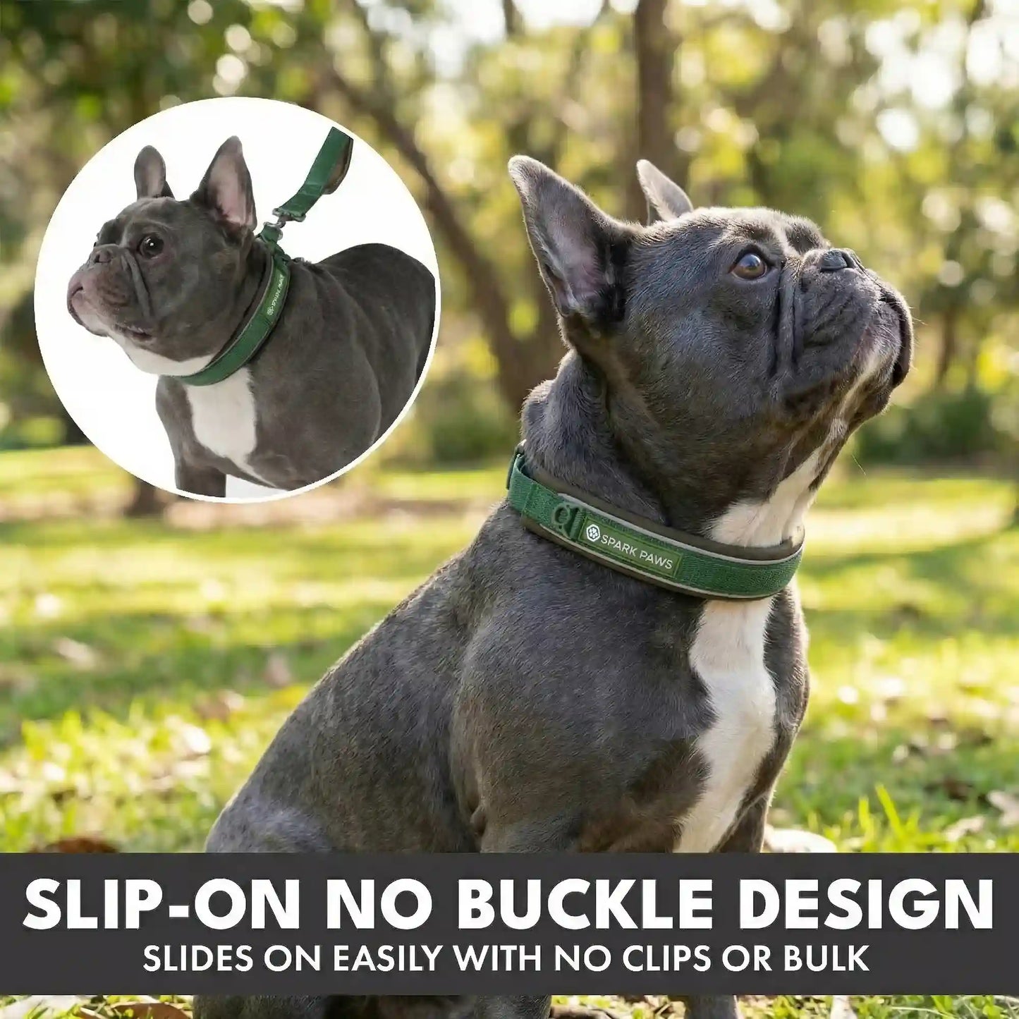 Martingale Collar Set - Army Green