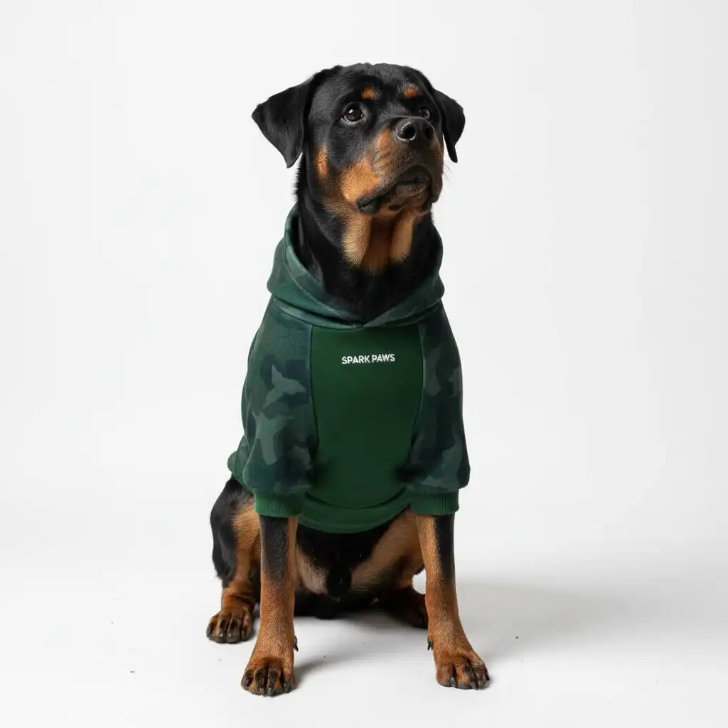 Camo Dog Hoodies