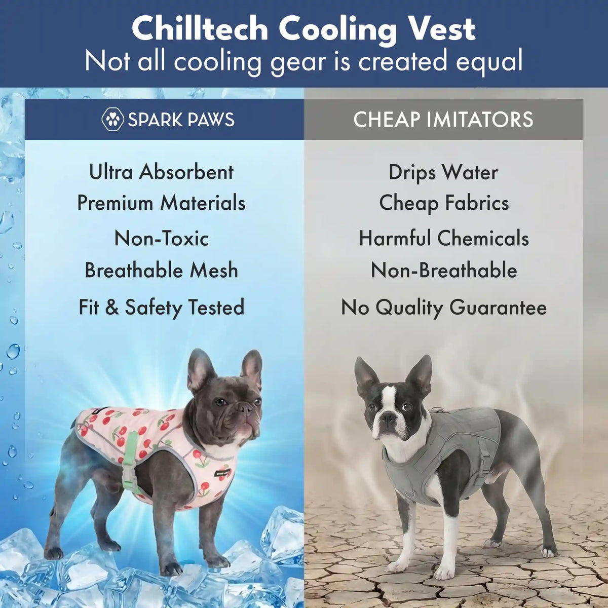 Dog Cooling Vest - Cherries