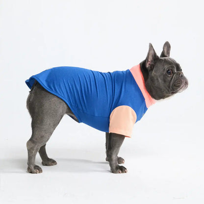 Sunblock Dog T-Shirt - Blue Hawaiian