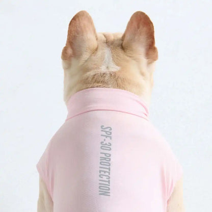 Sunblock Dog T-Shirt - Light Pink