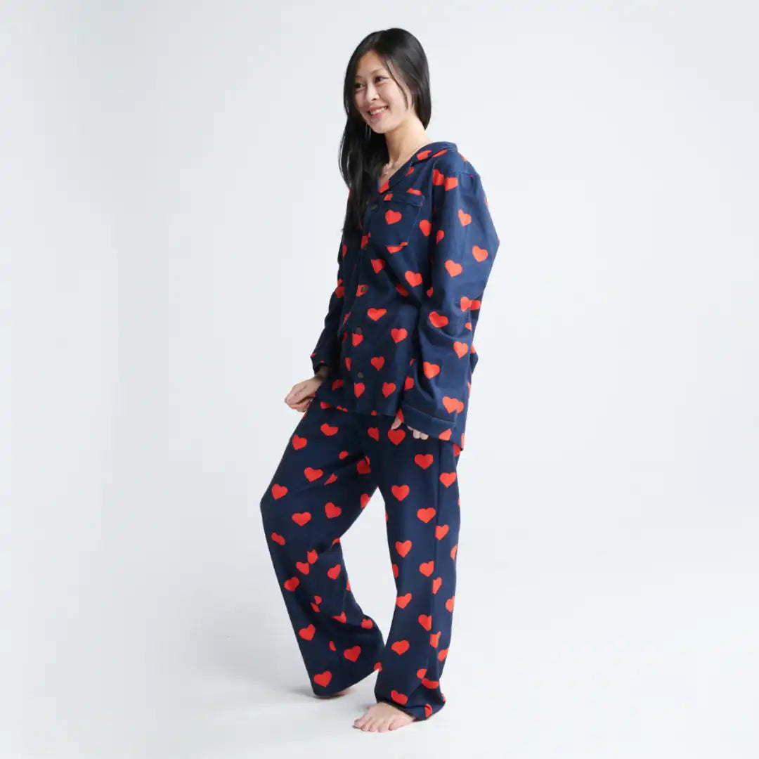 Human Pajama Top - Hearts