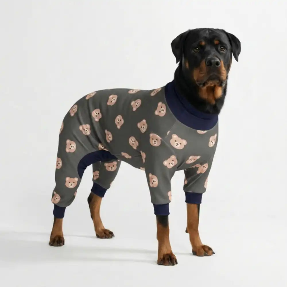 Dog Pajama - Bear Black
