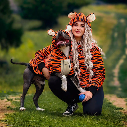 Halloween Human Hoodie - Tiger