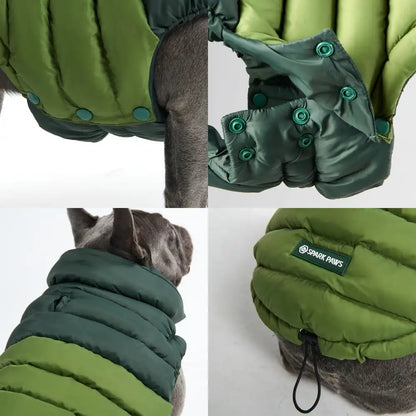 PuffShield Winter Jacket - Green
