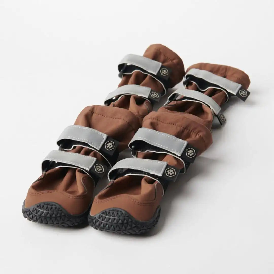 Dog Rainboots, Waterproof Dog Shoes - Brown
