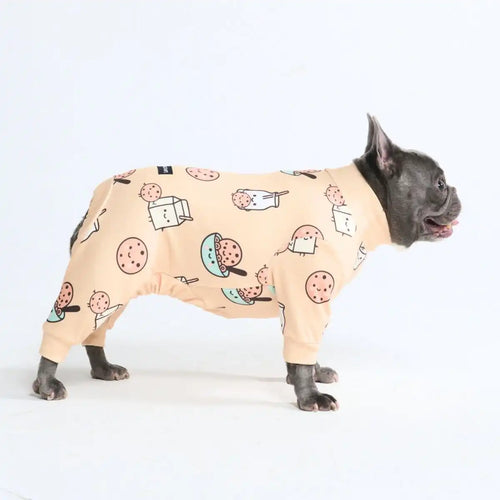 Dog Pajama - Cookies and Milk