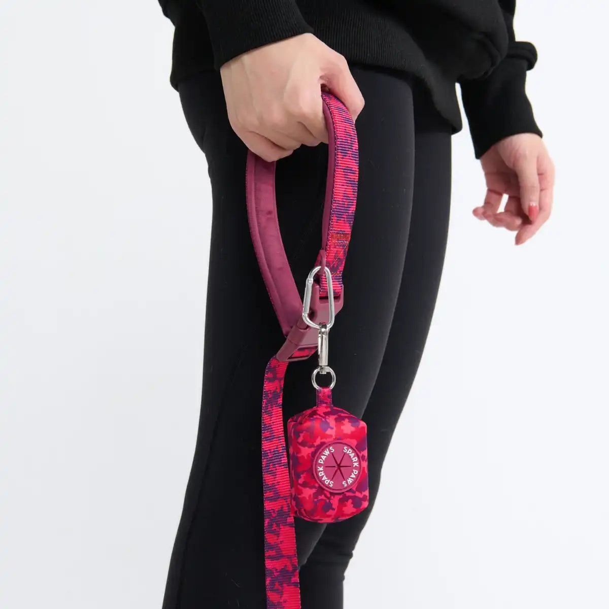 Multipurpose Seatbelt Handsfree Leash & Poop Bag Holder Set