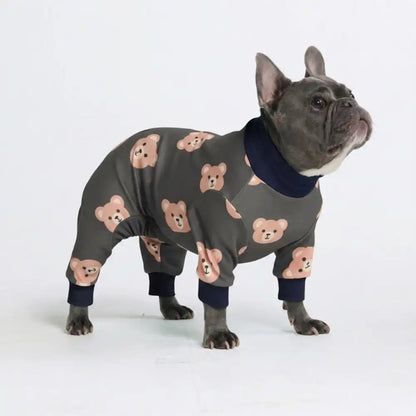Dog Pajama - Bear Black