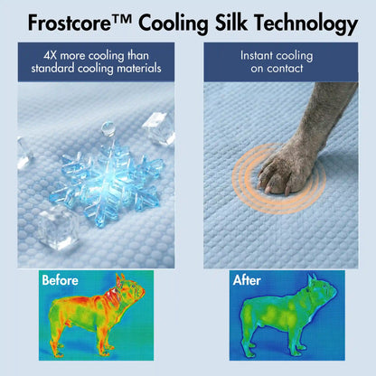 Frostcore™ Cooling Mat (2-pack) - Ash Blue & Waffle Blue