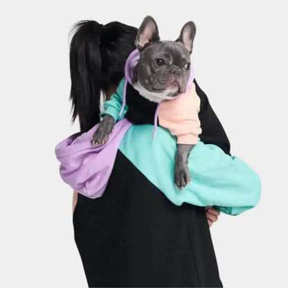 Color Block Dog Hoodies