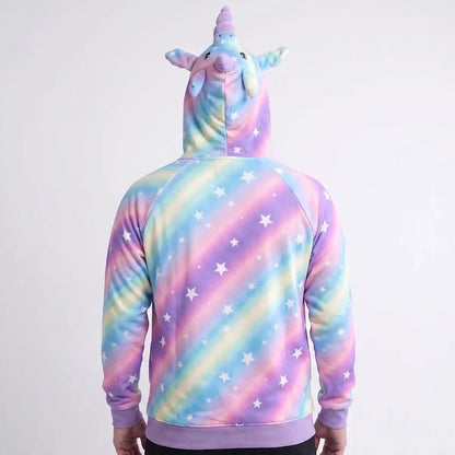 Halloween Human Hoodie - Unicorn (2)