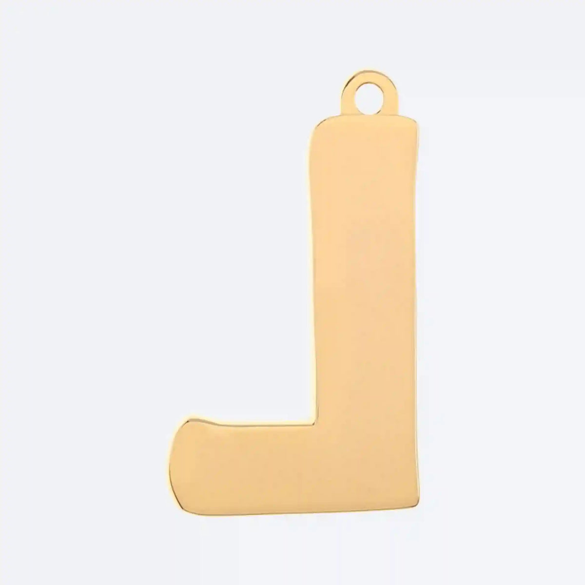 Initial Letter Jewelry Tag - L