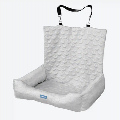 Frostcore™ Dog Cooling Car Seat Bed - Hearts Grey