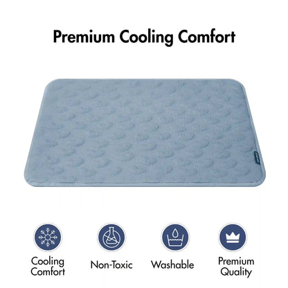 Frostcore™ Cooling Mat - Hearts Ash Blue