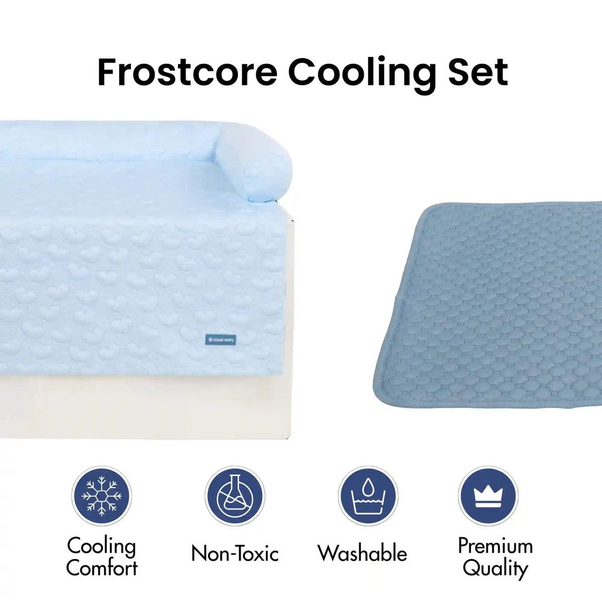Frostcore™ Cooling Couch Cover Dog Bed and Cooling Mat Sets