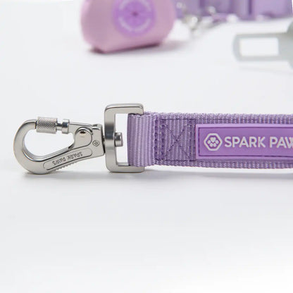Multipurpose Seatbelt Handsfree Leash & Poop Bag Holder Set
