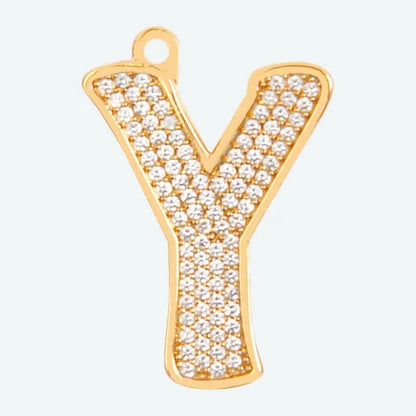 Initial Letter Jewelry Tag - Y