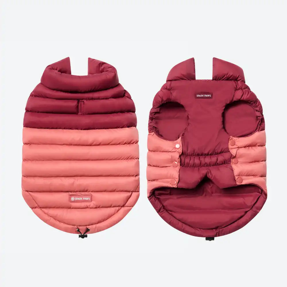 PuffShield Winter Jacket - Red