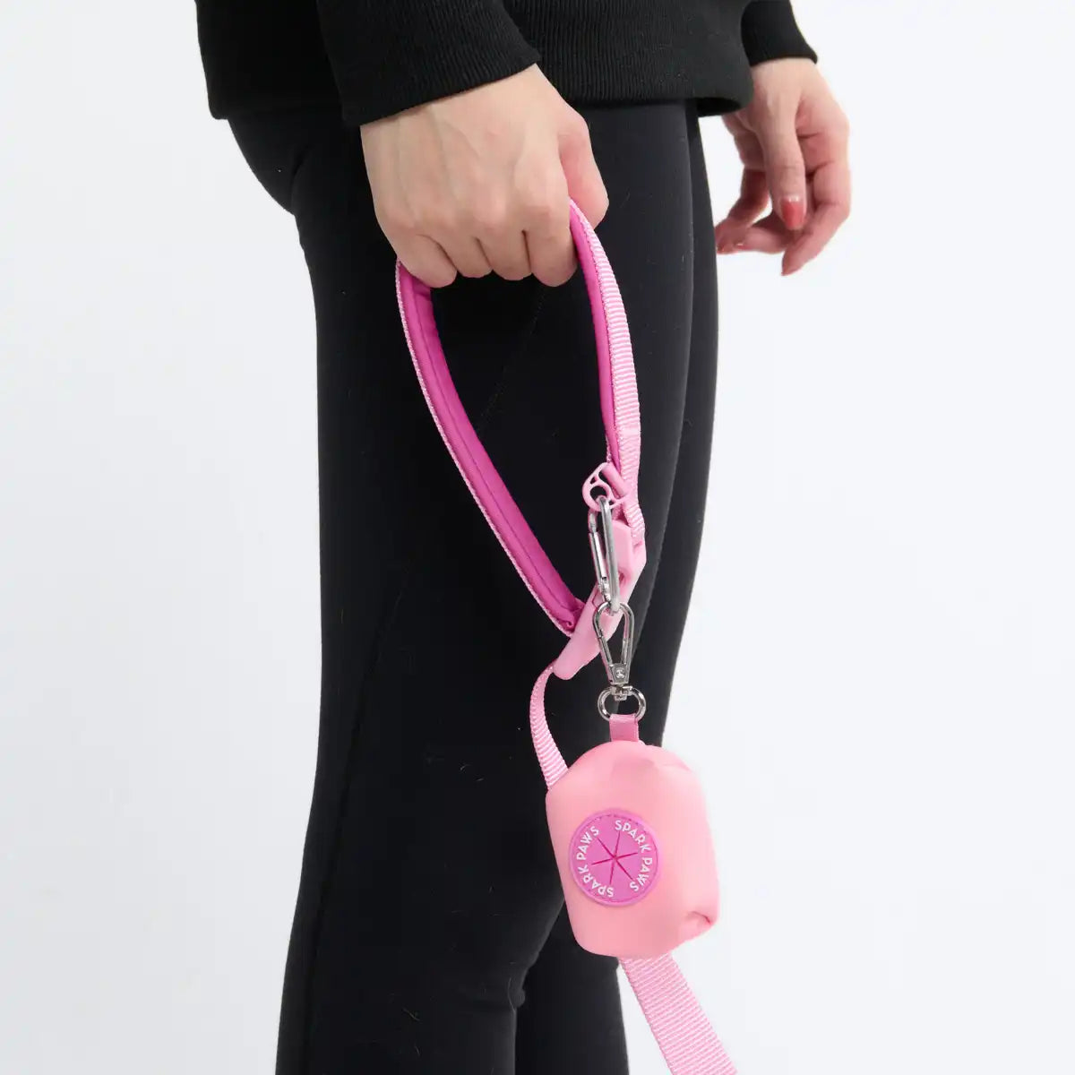 Multipurpose Seatbelt Handsfree Leash & Poop Bag Holder Set