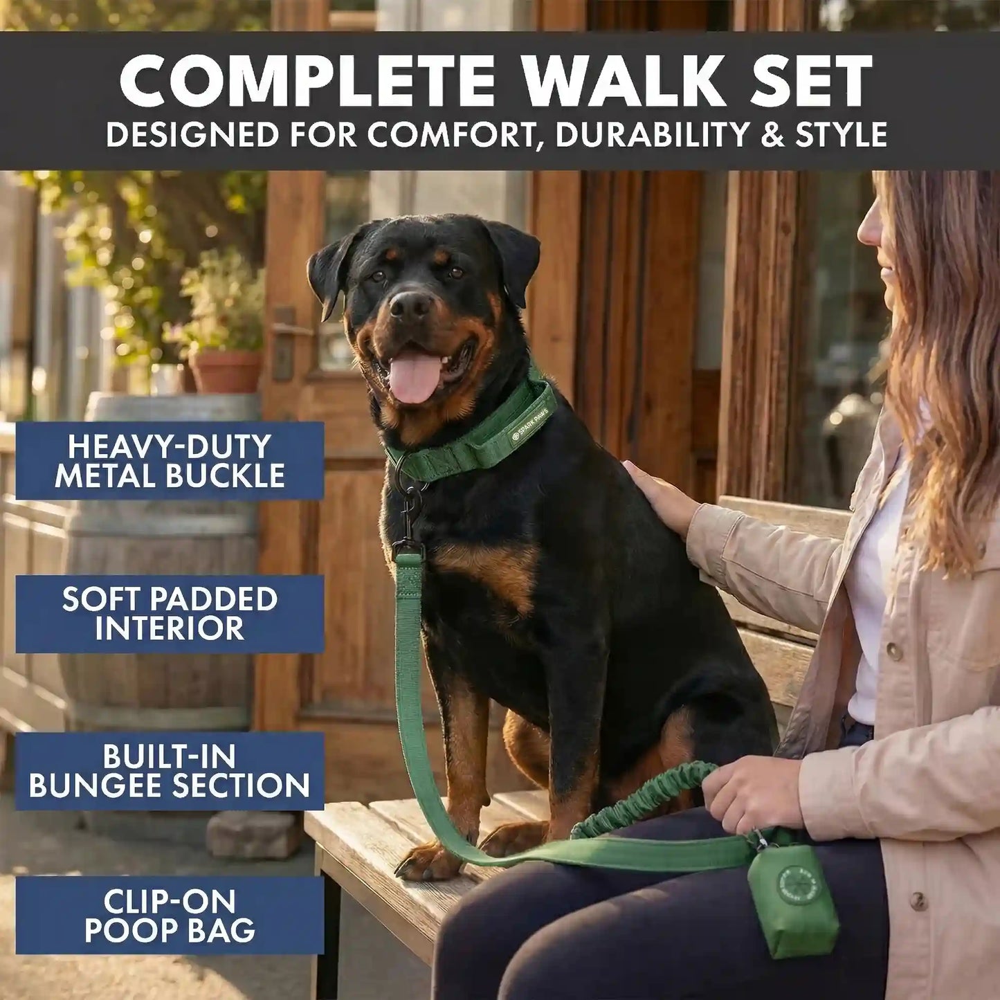 Comfort Control Collar and Multipurpose Leash Sets