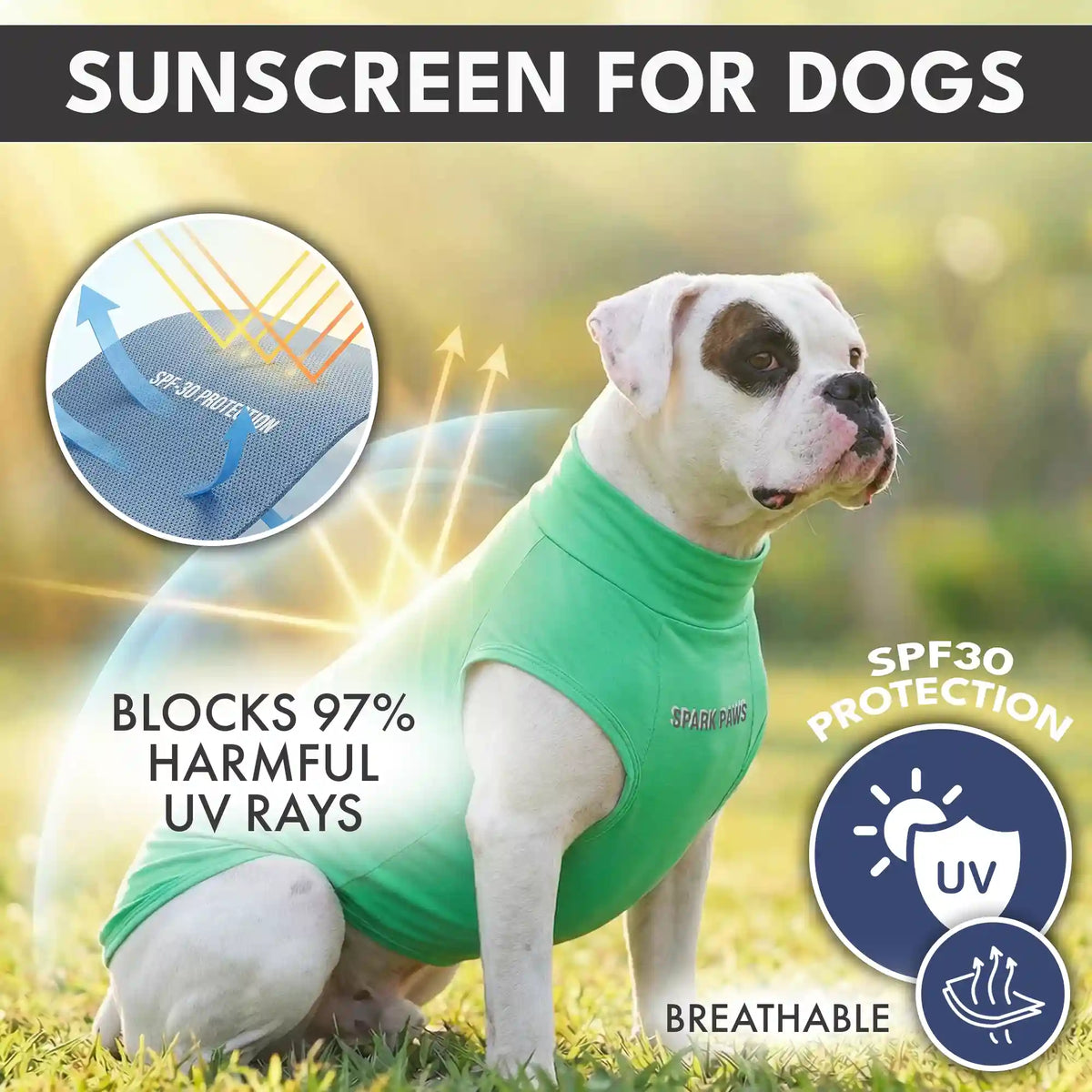 Sunblock Dog T-Shirt 2-pack