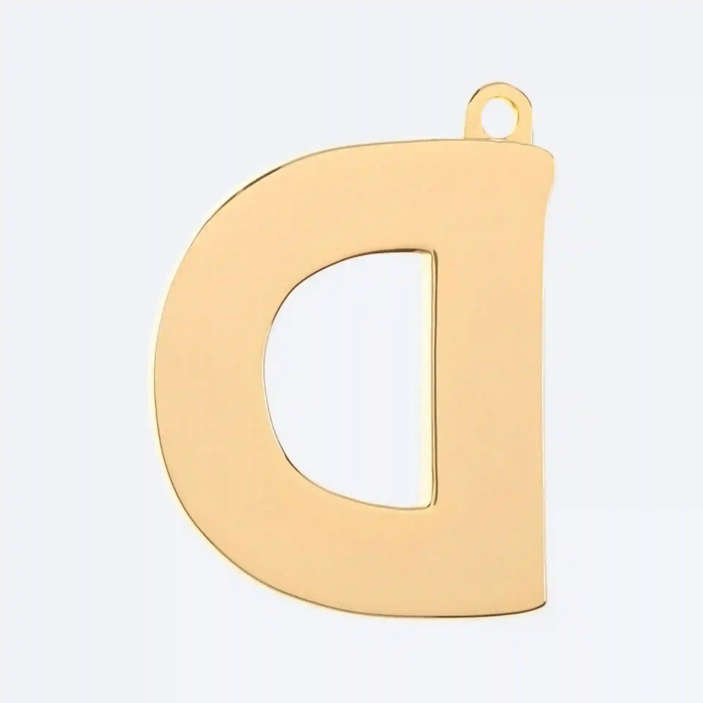 Initial Letter Jewelry Tag - D