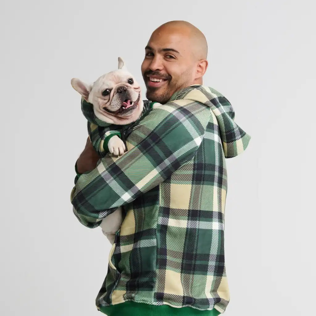Plaid Dog Hoodies