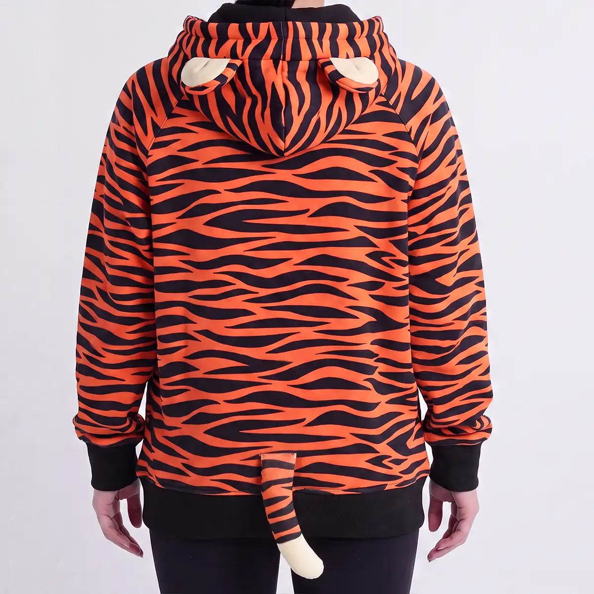 Halloween Human Hoodie - Tiger