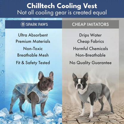 Dog Cooling Vest (2-pack) - Ice Blue & Snow Cone